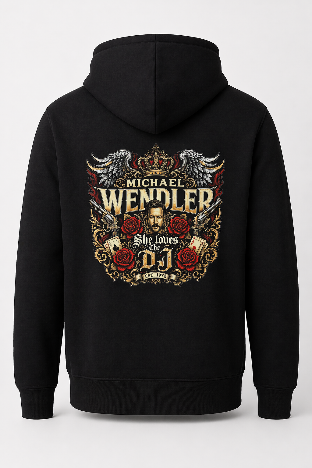 Michael Wendler - Old School Tattoo Hoodie – Limitierte Fan Edition