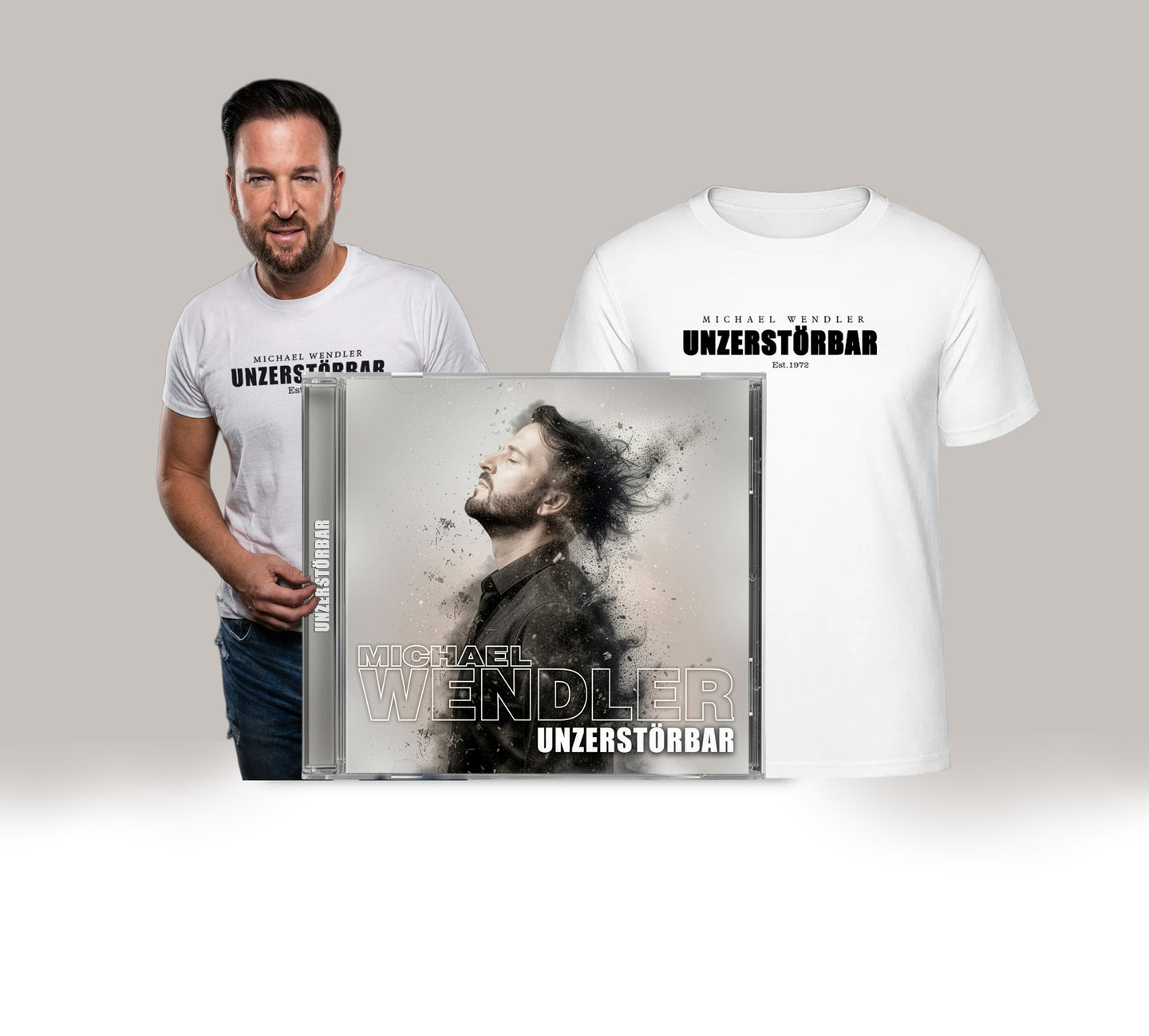 Michael Wendler Fanbundle „Unzerstörbar“ - 1 Album + 1 Fan T-Shirt