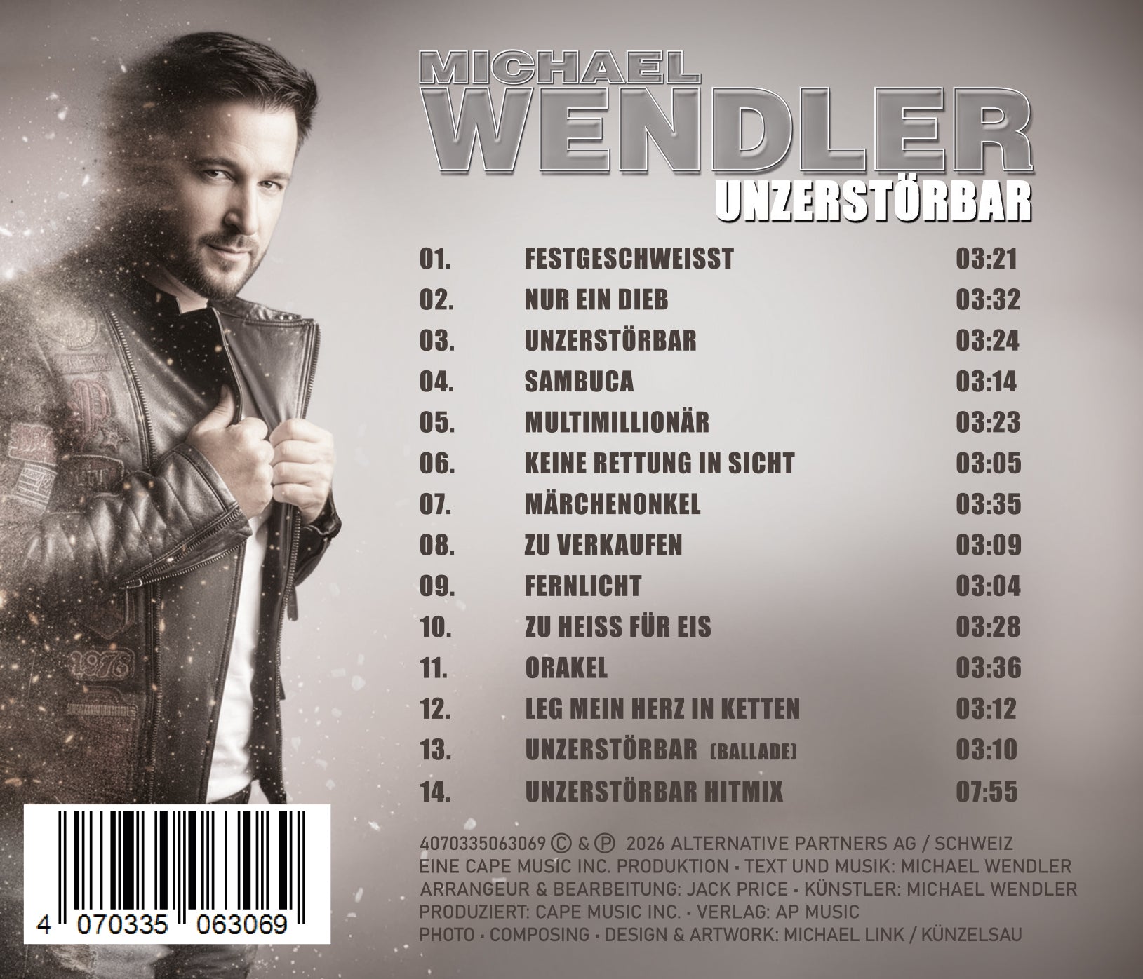 Michael Wendler CD "Unzerstörbar"